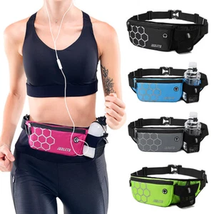 Waterproof Running Belt Fanny Pack Waist Pouch Outdoor Camping Hiking Zip Bag US - Picture 1 of 18