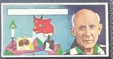 1962 Lyons Maid - Famous People #46 Pablo Picasso Error Card , See Scans 