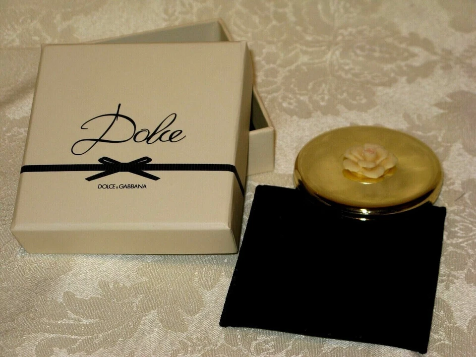 Espejo cosmético/maquillaje Dolce & Gabbana 'Dolce' con bolsa. Nuevo. Foto 1 de 1