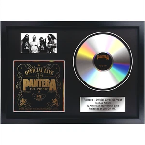 Pantera - Official Live 101 Proof / CD / Souvenir in black frame / Heavy Metal - Picture 1 of 15