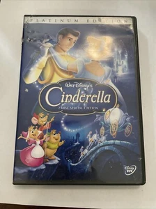 2005 Walt Disney's Cinderella DVD - Platinum Edition - Two Disk Set - Like New - Picture 1 of 3