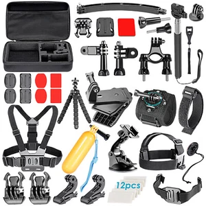 Neewer 50-In-1 Action Camera Accessory Kit compatible with GoPro Hero 10 9 8 Max - Picture 1 of 7