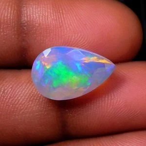 4.70Cts Natural Faceted Ethiopian Opal Gemstone October Birthstone Crystal - Picture 1 of 3