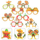 8 Pcs Paper Holiday Glasses Carnival Party Costumes Cosplay Eyeglasses