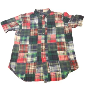 Polo Ralph Lauren Camicia Uomo Lrg Patchwork Madras Plaid India Vestibilità Classica Preppy - Foto 1 di 11