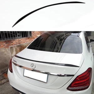 Kohlefaser Mercedes Benz C-Klasse W205 4D Limousine 13-18 Kofferraum Lippenspoiler Flügel - Bild 1 von 5