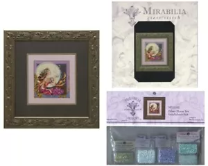 MIRABILIA Cross Stitch PATTERN and EMBELLISHMENT PACK Silver Moon Tea MD119 - Picture 1 of 1