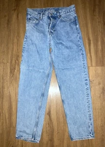 TOP Weekday Lange Barrel Jeans Hose blau Denim W29 L30 - Bild 1 von 3