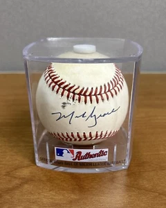 ⚾️ MLB MARK GRACE SIGNED ONL BASEBALL A. BARTLETT GIAMATTI CUBS W/CASE NO COA ⚾ - Picture 1 of 7