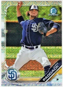 Chris Paddack - 2019 Bowman Chrome Prospects Mega Schachtel Mojo Refraktor RC - Bild 1 von 2