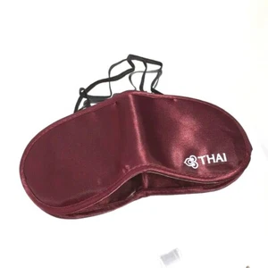 Eye Sleep Mask Thai Airways Blindfold Travel Sleeping Cover Shade Soft Padded - Picture 1 of 11