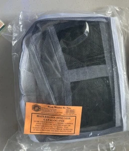 NOS RARE Brushy Mountain Bee Farm #715 Hatless Folding Beekeeping Veil Beekeeper - Picture 1 of 3