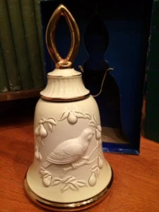  Jim Beam 21 Days of Christmas Rebhuhn im Birnbaum Spieluhr Glocke Dekanter - Bild 1 von 10