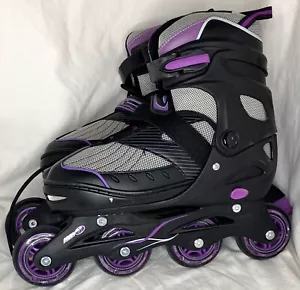 Chicago Inline Skates schwarz lila verstellbar Jugend Größe 5-8 - Bild 1 von 7