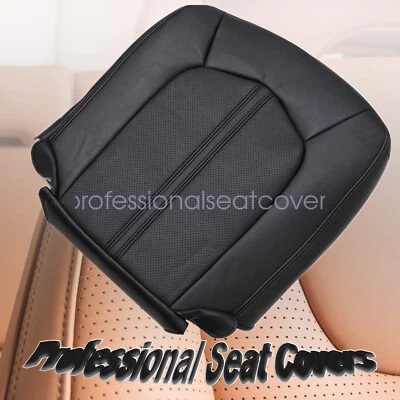 Cubierta de asiento de cuero perforado inferior para conductor Cadillac CTS 2008-2013 negra nueva Foto 1 de 4