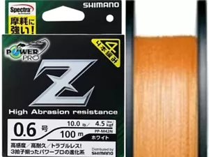 Shimano Powerpro Z 4 linea di pesca intrecciata 150 m #1,5-29 libbre spedizione arancione dal Giappone - Foto 1 di 5