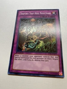 Yugioh Traptrix Trap Hole Nightmare 1st Edition Super Rare JOTL-EN077 HP - Picture 1 of 22