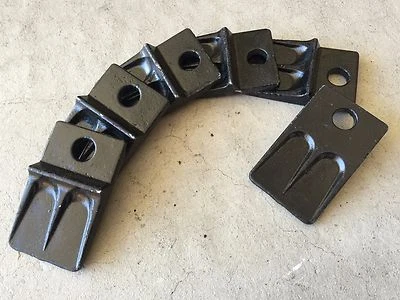 6 pcs Post Hole Digger Auger Cutting Edge, Blade, Knife - Image 1 of 4