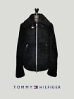 Tommy Hilfiger _  Rare Aviator _ Elevated Shearling Jacket _ 100 % Lamb Leather