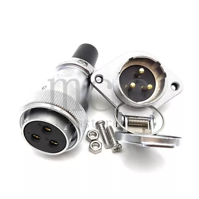 WEIPU WS28 3Pin Panel Mount Waterproof Connector,Industrial Electrical Connector - Image 1 of 4
