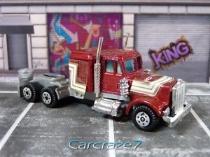 Vintage Yat Ming Burgundy Kenworth Semi Truck Red Devil Nice! Loose 1:87 D3 - Picture 1 of 7