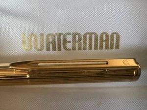Waterman Stift Kugel Laminiert Gold France Schreibt Mit Im Feld - Bild 1 von 10