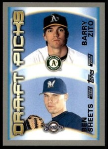 2000 Topps #451 Barry Zito / Ben Sheets Rookie Athletics Brewers RC HOF
