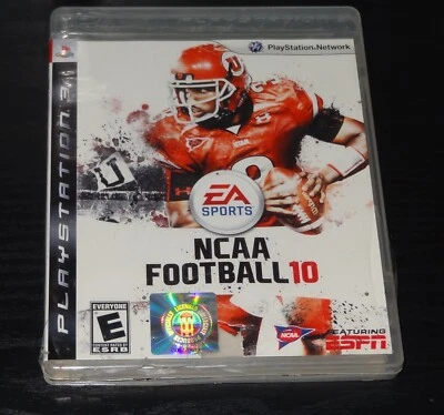 NCAA Football 10 (Sony PlayStation 3 PS3, 2009) ~Complete w/ Manual ~EA SPORTS - Image 1 of 3