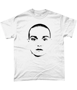 Sinead O'Connor White T Shirt Nothing Compares To You - Picture 1 of 3