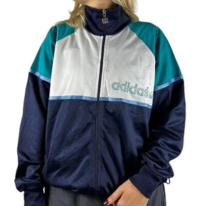 Adidas Trainingsjacke Mehrfarbig Langarm Full Zip Größe Herren M - Bild 1 von 3