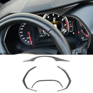 4×Carbon Fiber Dashboard Instrument Panel Trim For Chevrolet Corvette C7 2014-19 - Picture 1 of 12