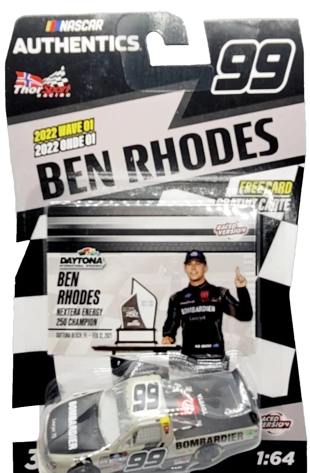 2022 Authentics Wave 1 Ben Rhodes #99 Daytona Win 1:64 FRETE GRÁTIS! - Imagem 1 de 1