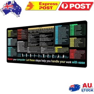 Excel Mouse Pad 30x80cm Excel Sheet Desk Pad Practical Large Desk Mat for Office - Photo 1/12