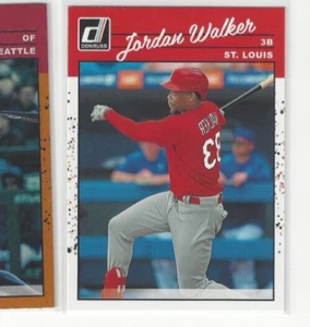 2023 Donruss Retro Variations #241 Jordan Walker Cardinals RC Reversed Image - Picture 1 of 1