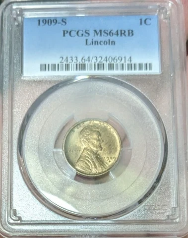 GORGEOUS 1909-S  PCGS 64 Cover