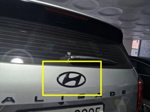 Rear Tailgate Black H emblem fit Hyundai Palisade 2023 2024 2025 - Foto 1 di 3