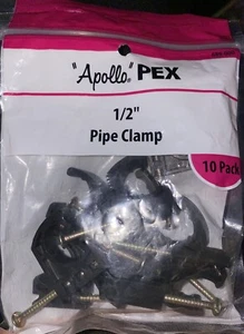 1/2 inch PEX Pipe J-Hook Support Integrated Fastener Quick Install (10-Pack) - Picture 1 of 2