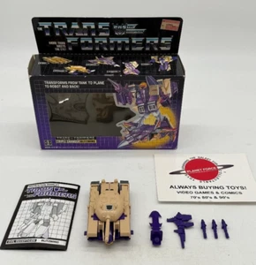 Figura Blitzwing 1985 completo con caja G1 Transformers triple cambiador - Imagen 1 de 2