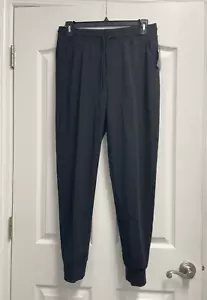 Men's Black Athletic Works Jogger Athletic Sweat Pants - SZ M (32-34) New NWT - Picture 1 of 6