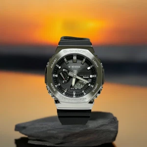 Casio G Shock GBM2100-1A Metallic Solar Iconic Octagonal Bezel Bluetooth NEU - Bild 1 von 5