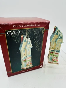 CARLTON CARDS Heirloom Collection Christmas Town Lane Ornament Miniature House - Picture 1 of 7