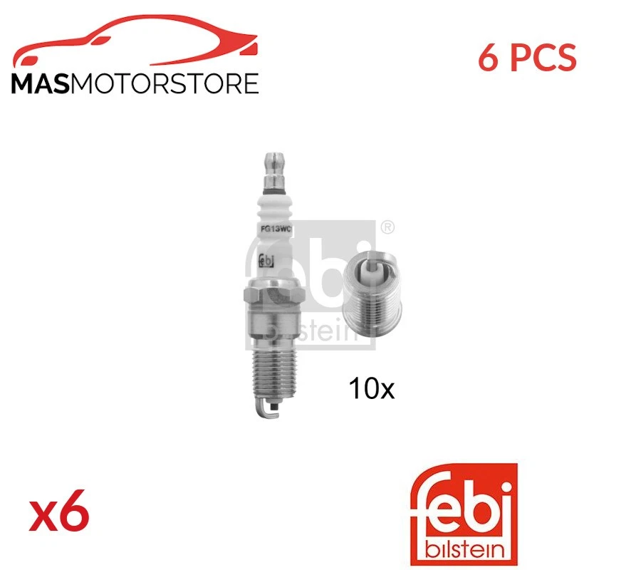 ZÜNDKERZE ZÜNDKERZEN FEBI BILSTEIN 13438 6PCS P FÜR PEUGEOT 305 II,205 I,204 - Bild 1 von 4