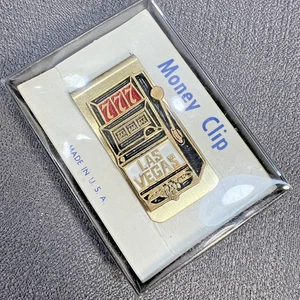 Vintage Las Vegas Spielautomat Geldklammer Glücksspiel Memorabilia selten - Bild 1 von 3