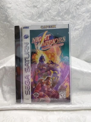 Anime Video Game Night Warriors Darkstalkers Revenge SEGA Saturn COMPLETE CASE - Image 1 of 4
