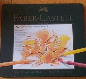 Polychromos, Faber Castell, gebraucht, wenig genutzt, 24 Stück - Bild 1 von 5