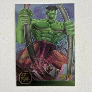 1995 Flair Marvel Annual Limited Edition Chromium The Hulk #5 Chrome NM-MT - Picture 1 of 12