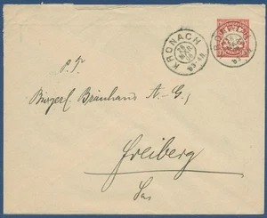 Bayern 1905 Wappen Privatumschlag Voitländer Kronach PU 11 B5 gebraucht (X41045) - Bild 1 von 2