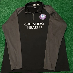 Nike Orlando City Orlando Pride Team Issue Player Soccer Jersey 1/4 Jacket Sz XL - Picture 1 of 6