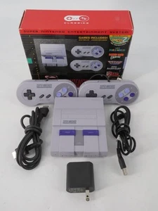 Genuine Super Nintendo Classic MINI Edition SNES Bundle + Controllers - - WORKS! - Picture 1 of 23