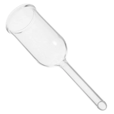  Round Bottom Glass Funnel Laboratory Glassware Short Stem Powder - Image 1 of 4